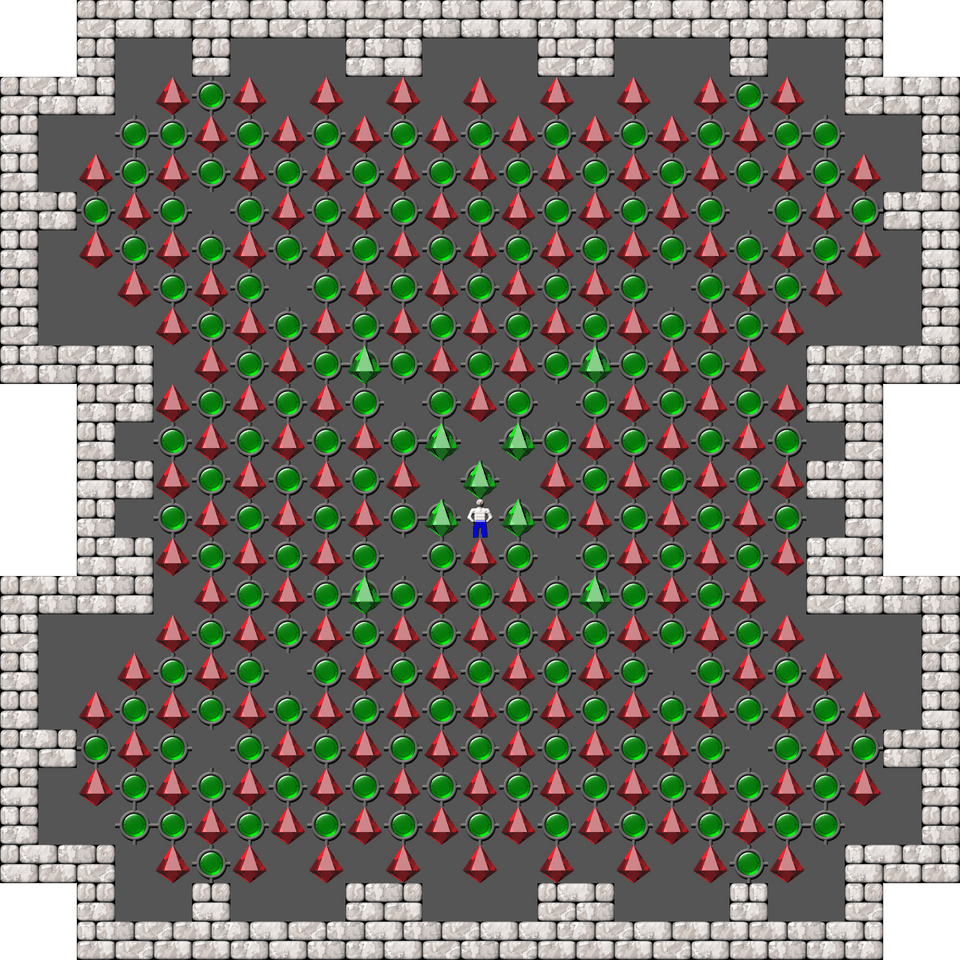 Sokoban Sasquatch 07 Arranged level 79